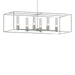 Hubbardton Forge - 138940-SKT-MULT-82-85-II0392 - Six Light Pendant - Portico - Vintage Platinum
