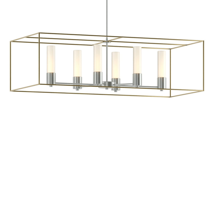 Hubbardton Forge - 138940-SKT-MULT-82-86-GG0392 - Six Light Pendant - Portico - Vintage Platinum
