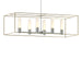 Hubbardton Forge - 138940-SKT-MULT-82-86-GG0392 - Six Light Pendant - Portico - Vintage Platinum