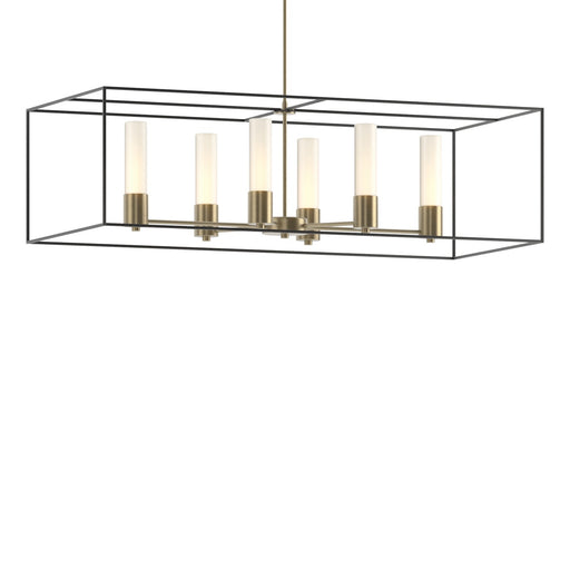 Portico Six Light Pendant Soft Gold