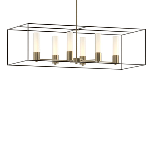 Portico Six Light Pendant Soft Gold