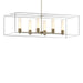Hubbardton Forge - 138940-SKT-MULT-84-82-GG0392 - Six Light Pendant - Portico - Soft Gold
