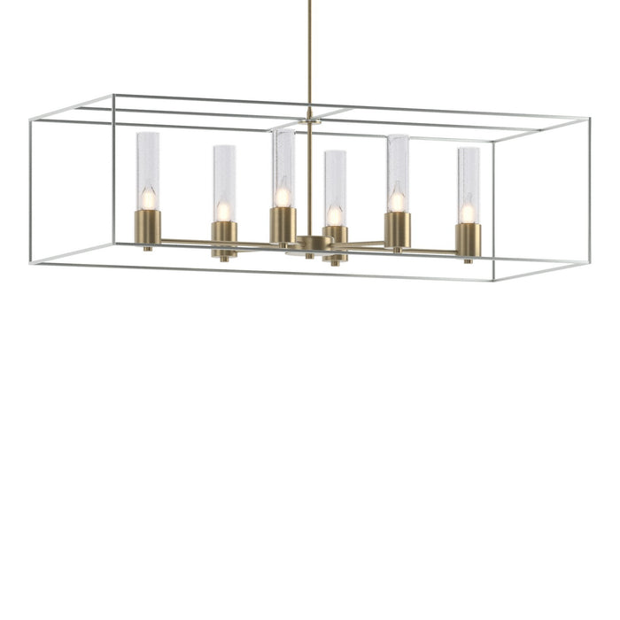 Hubbardton Forge - 138940-SKT-MULT-84-82-II0392 - Six Light Pendant - Portico - Soft Gold