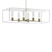Hubbardton Forge - 138940-SKT-MULT-84-82-II0392 - Six Light Pendant - Portico - Soft Gold