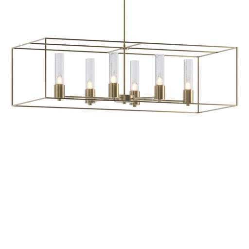 Portico Six Light Pendant Soft Gold
