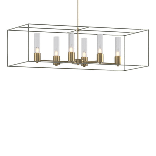 Portico Six Light Pendant Soft Gold