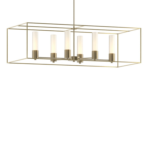 Portico Six Light Pendant Soft Gold