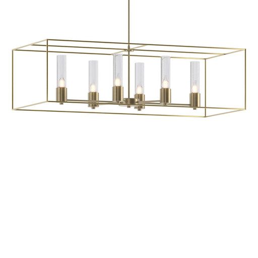 Portico Six Light Pendant Soft Gold