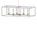Hubbardton Forge - 138940-SKT-MULT-85-07-II0392 - Six Light Pendant - Portico - Sterling