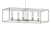 Hubbardton Forge - 138940-SKT-MULT-85-14-II0392 - Six Light Pendant - Portico - Sterling