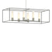 Hubbardton Forge - 138940-SKT-MULT-85-20-GG0392 - Six Light Pendant - Portico - Sterling