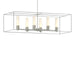 Hubbardton Forge - 138940-SKT-MULT-85-82-GG0392 - Six Light Pendant - Portico - Sterling
