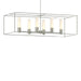 Hubbardton Forge - 138940-SKT-MULT-85-85-GG0392 - Six Light Pendant - Portico - Sterling