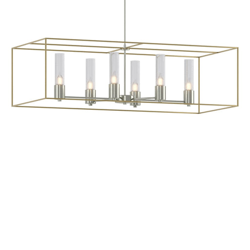 Portico Six Light Pendant Sterling