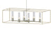 Hubbardton Forge - 138940-SKT-MULT-85-86-II0392 - Six Light Pendant - Portico - Sterling