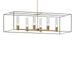 Hubbardton Forge - 138940-SKT-MULT-86-05-II0392 - Six Light Pendant - Portico - Modern Brass
