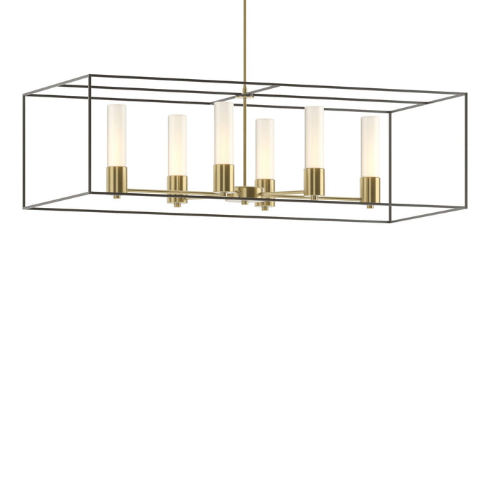 Hubbardton Forge - 138940-SKT-MULT-86-07-GG0392 - Six Light Pendant - Portico - Modern Brass