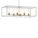 Hubbardton Forge - 138940-SKT-MULT-86-07-GG0392 - Six Light Pendant - Portico - Modern Brass