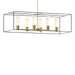 Hubbardton Forge - 138940-SKT-MULT-86-14-GG0392 - Six Light Pendant - Portico - Modern Brass