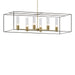 Hubbardton Forge - 138940-SKT-MULT-86-14-II0392 - Six Light Pendant - Portico - Modern Brass