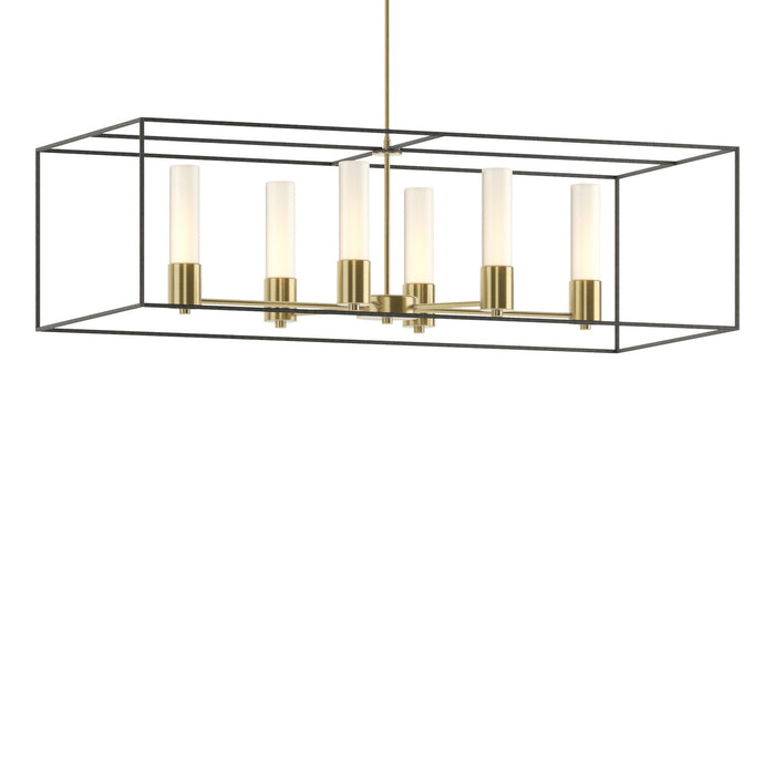 Hubbardton Forge - 138940-SKT-MULT-86-20-GG0392 - Six Light Pendant - Portico - Modern Brass