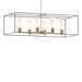 Hubbardton Forge - 138940-SKT-MULT-86-20-GG0392 - Six Light Pendant - Portico - Modern Brass