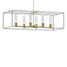 Hubbardton Forge - 138940-SKT-MULT-86-20-II0392 - Six Light Pendant - Portico - Modern Brass
