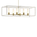 Hubbardton Forge - 138940-SKT-MULT-86-84-GG0392 - Six Light Pendant - Portico - Modern Brass