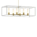 Hubbardton Forge - 138940-SKT-MULT-86-85-GG0392 - Six Light Pendant - Portico - Modern Brass