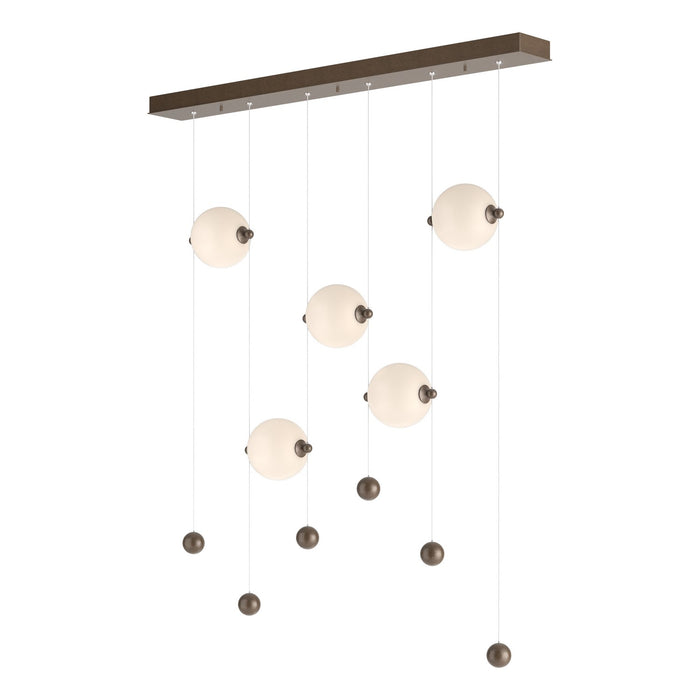 Hubbardton Forge - 139050-LED-STND-05-GG0668 - LED Pendant - Abacus - Bronze