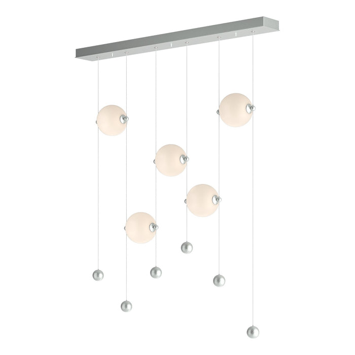 Hubbardton Forge - 139050-LED-STND-82-GG0668 - LED Pendant - Abacus - Vintage Platinum