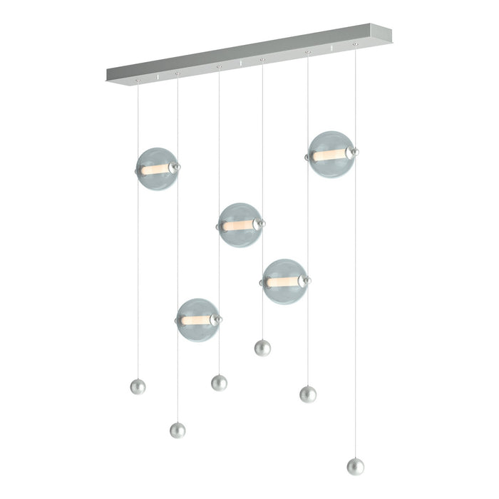 Hubbardton Forge - 139050-LED-STND-82-YL0668 - LED Pendant - Abacus - Vintage Platinum