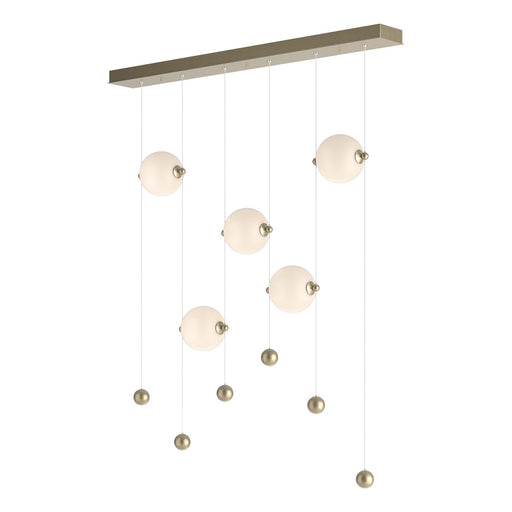 Abacus LED Pendant Soft Gold