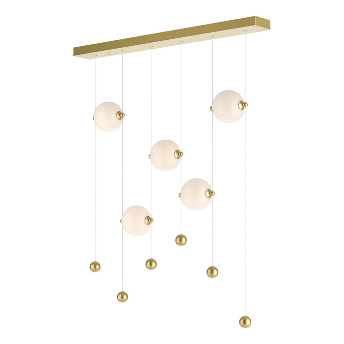 Hubbardton Forge - 139050-LED-STND-86-GG0668 - LED Pendant - Abacus - Modern Brass