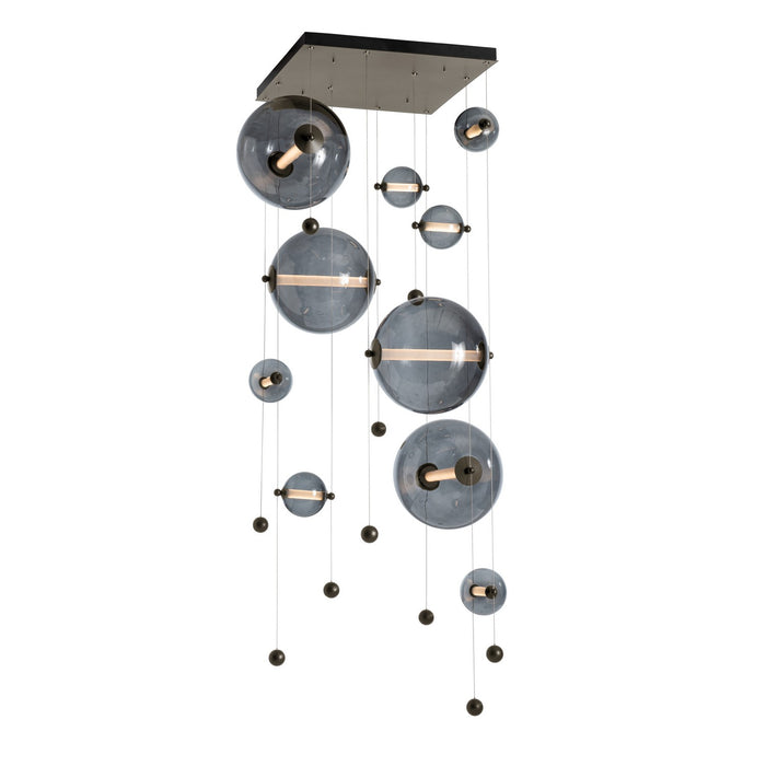 Hubbardton Forge - 139051-LED-STND-14-YL0694 - LED Pendant - Abacus - Oil Rubbed Bronze