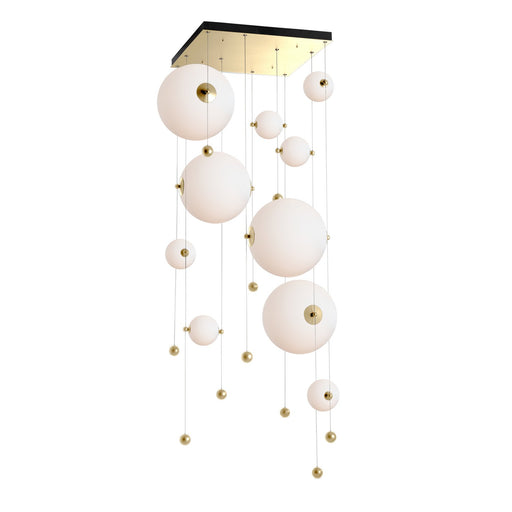 Abacus LED Pendant Modern Brass