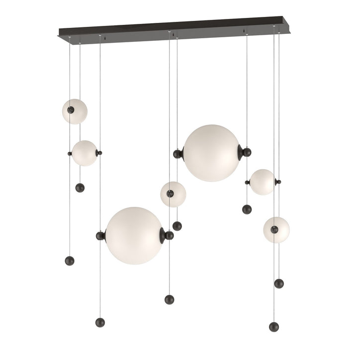 Hubbardton Forge - 139054-LED-STND-14-GG0694 - LED Pendant - Abacus - Oil Rubbed Bronze