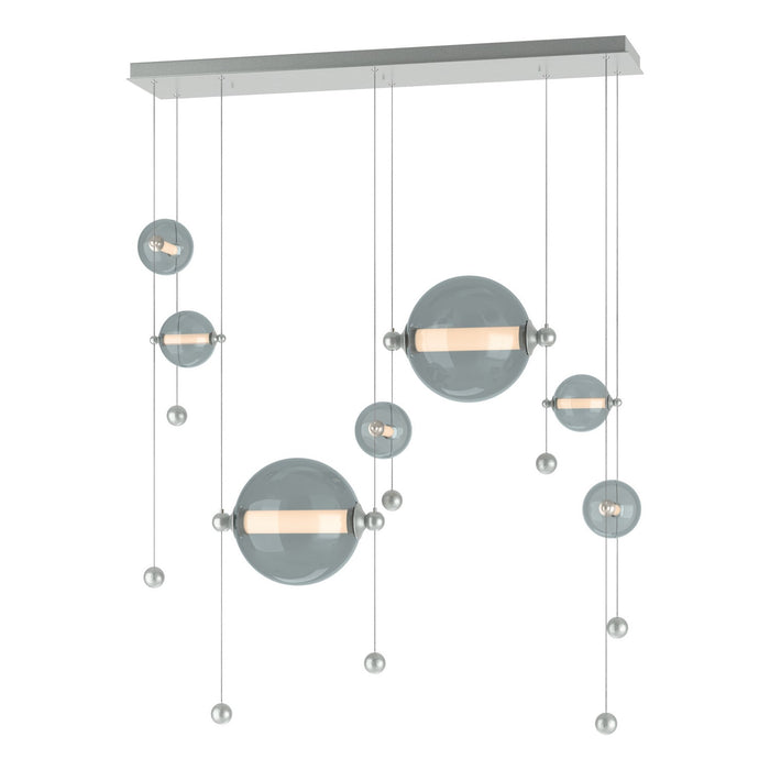 Hubbardton Forge - 139054-LED-STND-82-YL0694 - LED Pendant - Abacus - Vintage Platinum