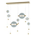 Hubbardton Forge - 139054-LED-STND-86-YL0694 - LED Pendant - Abacus - Modern Brass