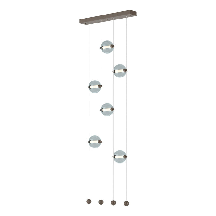 Hubbardton Forge - 139055-LED-STND-05-YL0668 - LED Pendant - Abacus - Bronze