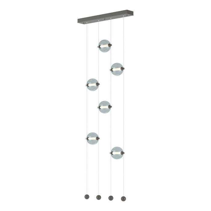 Hubbardton Forge - 139055-LED-STND-07-YL0668 - LED Pendant - Abacus - Dark Smoke