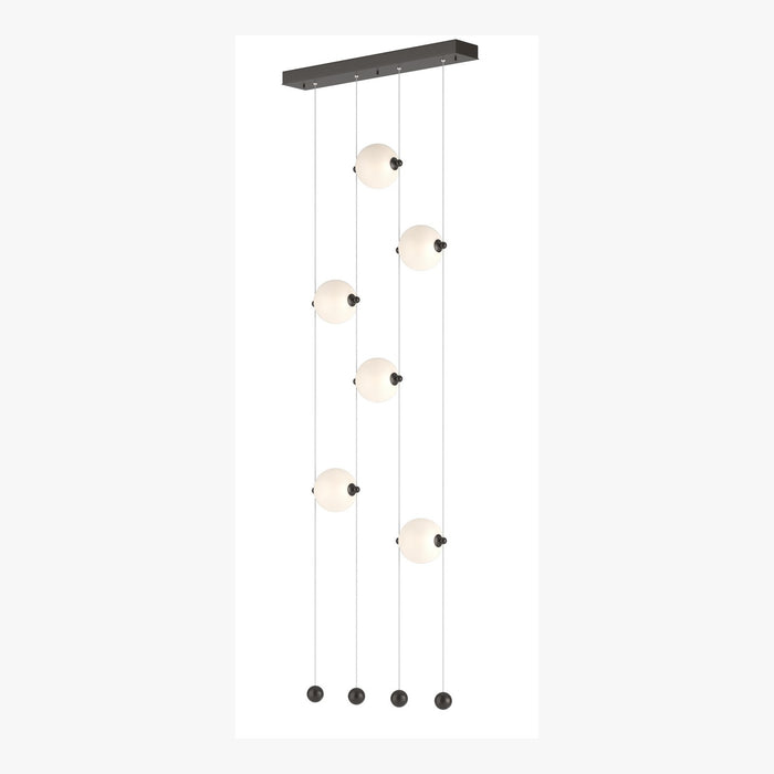 Hubbardton Forge - 139055-LED-STND-14-GG0668 - LED Pendant - Abacus - Oil Rubbed Bronze
