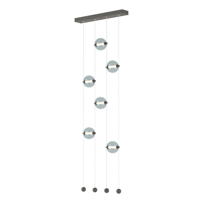 Hubbardton Forge - 139055-LED-STND-20-YL0668 - LED Pendant - Abacus - Natural Iron