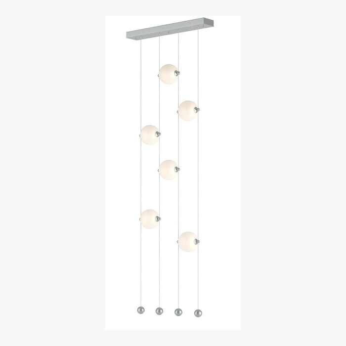 Hubbardton Forge - 139055-LED-STND-82-GG0668 - LED Pendant - Abacus - Vintage Platinum