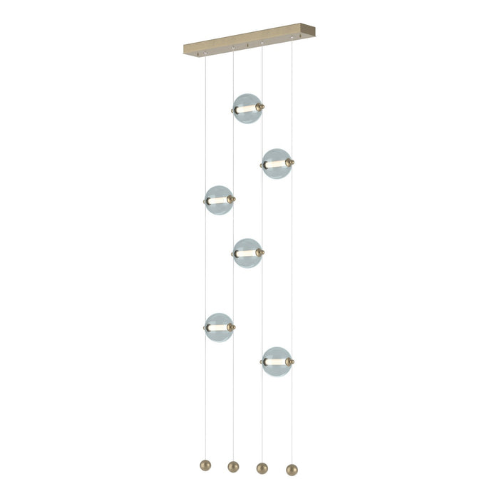 Hubbardton Forge - 139055-LED-STND-84-YL0668 - LED Pendant - Abacus - Soft Gold