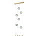 Hubbardton Forge - 139055-LED-STND-86-YL0668 - LED Pendant - Abacus - Modern Brass