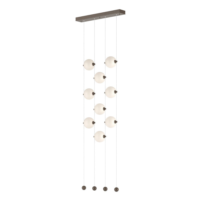 Hubbardton Forge - 139057-LED-STND-05-GG0668 - LED Pendant - Abacus - Bronze