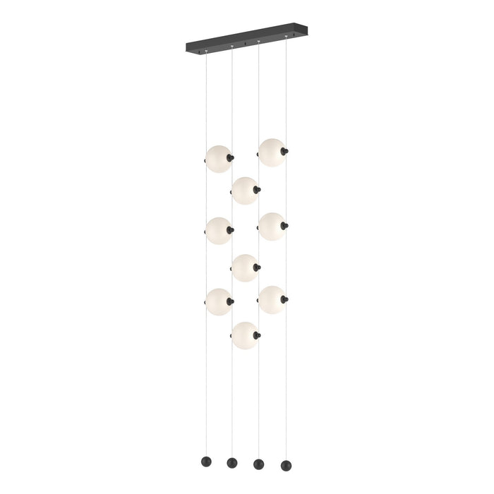 Hubbardton Forge - 139057-LED-STND-10-GG0668 - LED Pendant - Abacus - Black