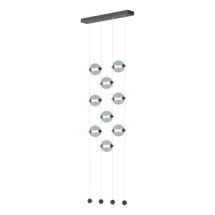 Hubbardton Forge - 139057-LED-STND-14-YL0668 - LED Pendant - Abacus - Oil Rubbed Bronze