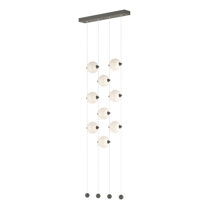 Hubbardton Forge - 139057-LED-STND-20-GG0668 - LED Pendant - Abacus - Natural Iron